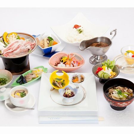 水沢翠明荘酒店 Oshu 外观 照片
